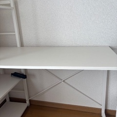 パソコン台　白　美品