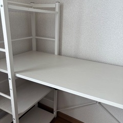 パソコン台　白　美品の画像