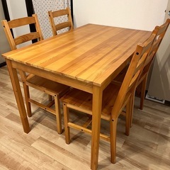 【決まりました】ダイニングテーブルセット