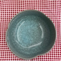 【ドリーム川西店御来店限定】亀甲青磁/龍窯/菓子鉢/未使用品【2003240256000015】の画像