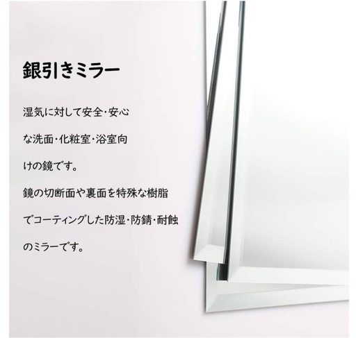 大型 姿見鏡 全身ミラー (ゴールド, 160*50CM) スタンドミラー