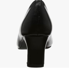 新品未使用[ロメオ バレンチノ] スクエアトゥ ヒール6.5cm 足囲3E PUレザー VB3300 レディースの画像