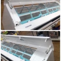 K028★TOSHIBA製★2020年製冷暖房兼用エアコン6畳用100V★3カ月間保証付き★取付手配可能の画像