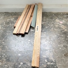 DIYで使える様々な長さの材木の画像