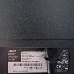 Acer モニター2台の画像