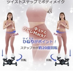 ツイスト　ステッパー　ブラックの画像