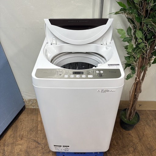 I747 ? SHARP 洗濯機 （4.5㎏） ⭐ 動作確認済 ⭐ クリーニング済