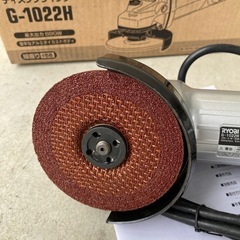 リョービ(RYOBI) ディスクグラインダ 砥石径100mm G-1022H 【美品】の画像