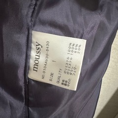①
moussy ダウンジャケット サイズ1の画像