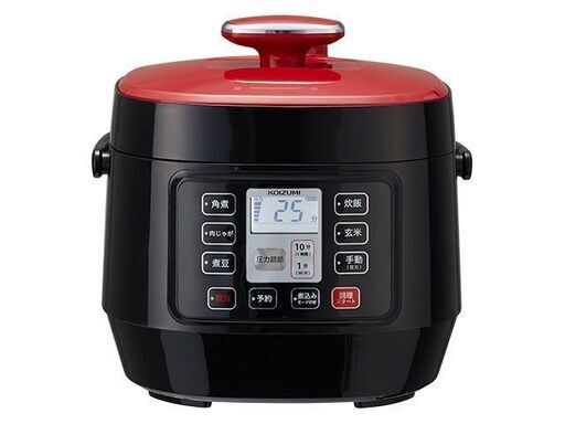 品質保証☆配達有り5000円(税別）未使用 電気圧力鍋 2.5L 　コイズミ