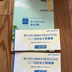 キドキド　120分利用券　2枚