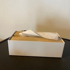 ウッド調ティッシュケース