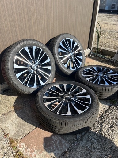 値下げしました！タントカスタム後期LA650S純正ホイールタイヤセット