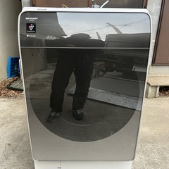 SHARP ドラム式洗濯乾燥機　ES-V11A-NR 右開き 家電