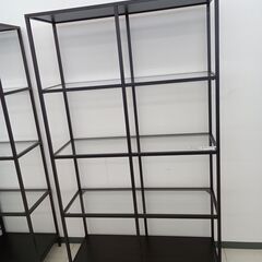 ★ジモティ割あり★ IKEA ラック ブラック H175×D36...