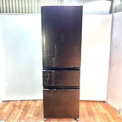 三菱冷蔵庫 365L グロッシーブラウン
