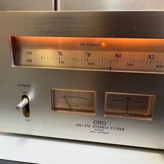 SANYO OTTO FMT-1001 MKⅡ ステレオ チューナー STEREO TUNER 動作確認済 FM/AM 受信OK 中古品 ④の画像
