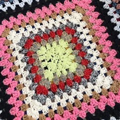 膝掛け　　　マット　　ハンドメイド の画像
