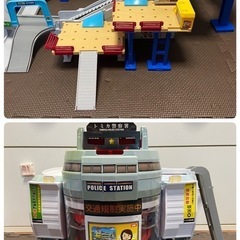 トミカ　高速道路とポリスステーション