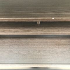 ★ジモティ割あり★  テレビ台 茶色 H40×W100×D38 クリーニング済み KJ8648の画像