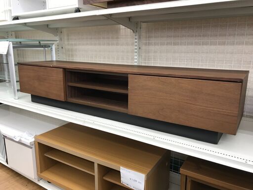 ★ジモティ割あり★  テレビ台 ブラウン H31×W150×D37 クリーニング済み KJ8651