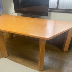 六角テーブルの1/2