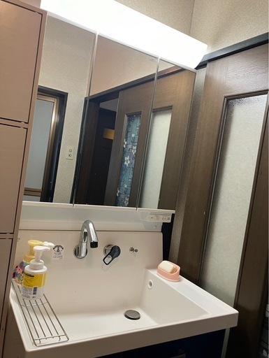 リクシル　洗面台　美品　品番 K1H5-755SY/B12H 製造番号（1B) TT201-20K100078