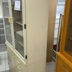 ★ジモティ割あり★  食器棚  H176×D37×W85 クリーニング済み TC2839の画像