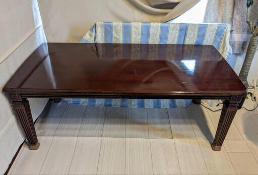 120幅ローテーブル　カリモク風