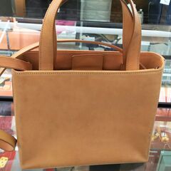 【ドリーム池田店】S.Ferragamo/フェラガモ　ガンチーニ　金具ショルダーバッグ　レザー　ブラウン　IKZ-568の画像