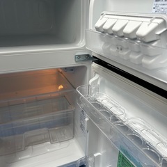 ハイセンス 2ドア冷蔵庫 HR-B95A 93L 2021年製の画像