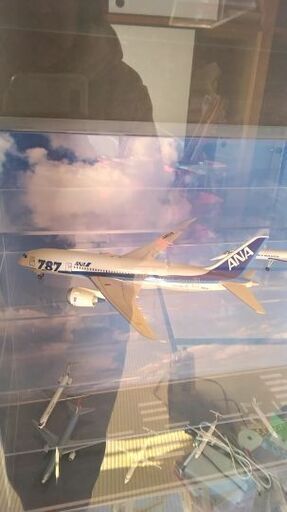 飛行機模型　収納棚付き