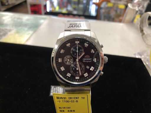 【ジャングルジャングルサカイ石津店】未使用 ORIENT オリエント 腕時計 TT0U-C2-B クオーツ 堺市 石津