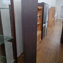 ★ジモティ割あり★  本棚 ダークブラウン H174×D30×W61 クリーニング済み MT3874の画像