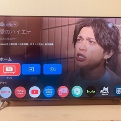 2024年購入 4K BS CS 地デジ YouTube アマプラ スマートTV ベゼルレスの画像