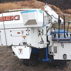 ★京都発 引取り限定 イセキ コンバイン フロンティア67 2条刈歩行型 実働の画像