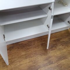 ★ジモティ割あり★ ユーアイ レンジボード 白 H196×D50×W120 クリーニング済み MT3876の画像