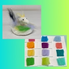 3/29阿佐ヶ谷@羊毛フェルトでラッキーカラーの画像