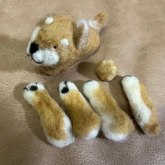 羊毛フェルト、ニードルセットの画像