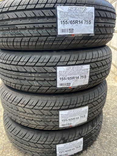 ※長期在庫品  ヨコハマS306 155/65R14 新品未使用4本セット