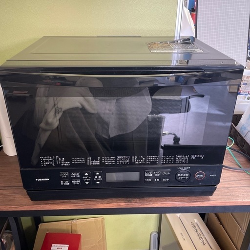 【1228】TOSHIBA ER-XD70 電子レンジ 24年製 動作品 ブラック