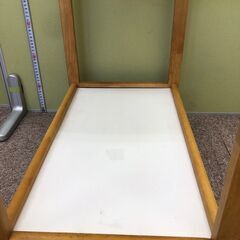 【商談中】木製２段ワゴン キャスター付きの画像