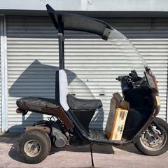 【ジャンク】HONDA ジャイロキャノピー TA02 鍵無し 不動車 エンジン未確認 部品取り ベース車両 レストア 販売証明書有り 大阪府 富田林市の画像
