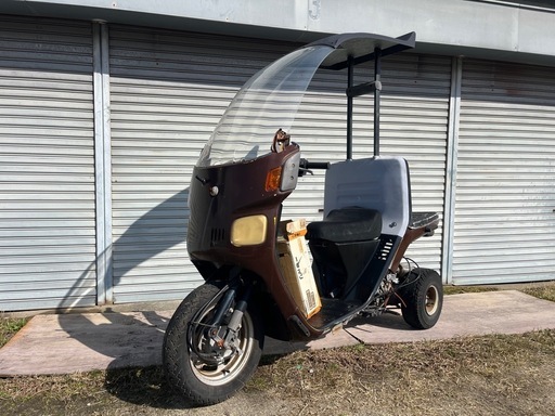 【ジャンク】HONDA ジャイロキャノピー TA02 鍵無し 不動車 エンジン未確認 部品取り ベース車両 レストア 販売証明書有り 大阪府 富田林市