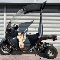 【ジャンク】HONDA ジャイロキャノピー TA02 鍵無し 不動車 エンジン未確認 部品取り ベース車両 レストア 販売証明書有り 大阪府 富田林市の画像