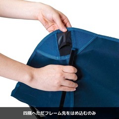 ワークマン 燃え広がりにくいローチェア ブラック FCC03 FieldCore ソロキャン WORKMANplusの画像