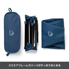 ワークマン 燃え広がりにくいローチェア ブラック FCC03 FieldCore ソロキャン WORKMANplusの画像