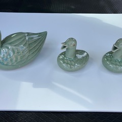 [売れたよ]高麗青磁　水鳥の親子