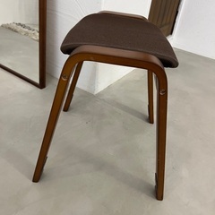 ニトリ　木製スツールの画像
