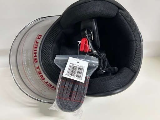 未使用　スモールジェットヘルメット ブラック FREEサイズ58〜60cm未満